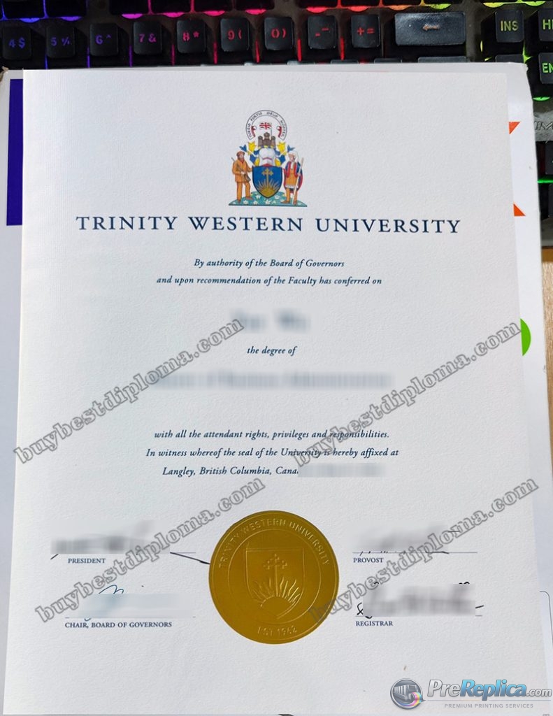 Trinity Western University diploma Trinity Western University diploma
