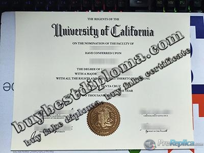 UC Santa Cruz diploma, UCSC degree,