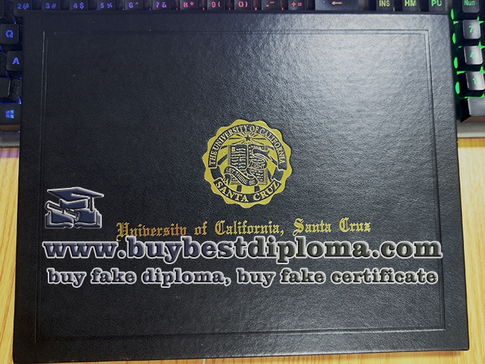 UC Santa Cruz diploma cover UC Santa Cruz diploma cover