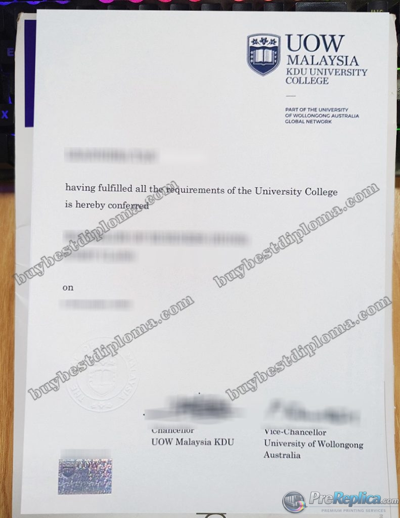 UOW Malaysia degree UOW Malaysia degree