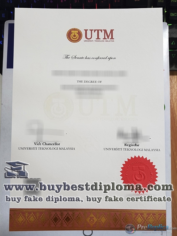 Universiti Teknologi Malaysia degree Universiti Teknologi Malaysia degree