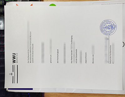 Universität Münster degree