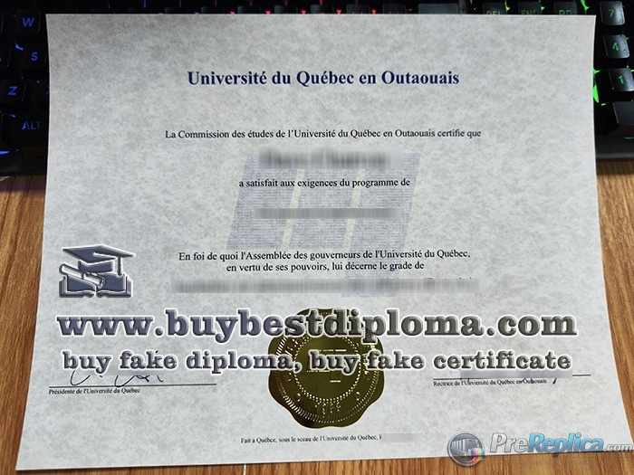 University of Québec in Outaouais diploma Université du Québec en Outaouais diploma