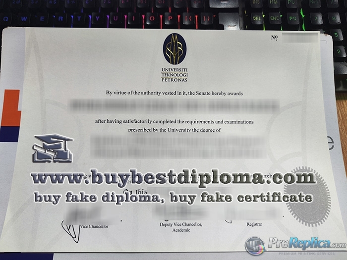 Universiti Teknologi Petronas degree Universiti Teknologi Petronas degree