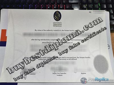 Universiti Teknologi Petronas degree, fake UTP certificate,