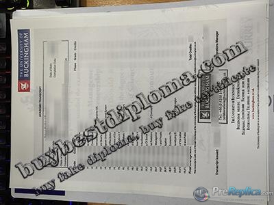 University of Buckingham transcript, University of Buckingham fake certificate,