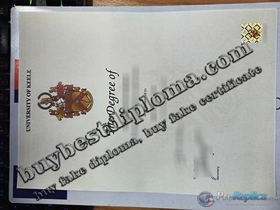 Keele University fake degree, Keele University certificate,
