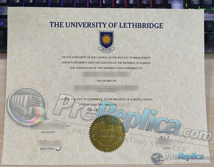 University of Lethbridge diploma