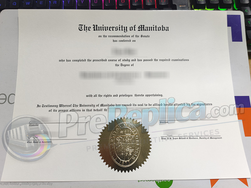 University of Manitoba diploma