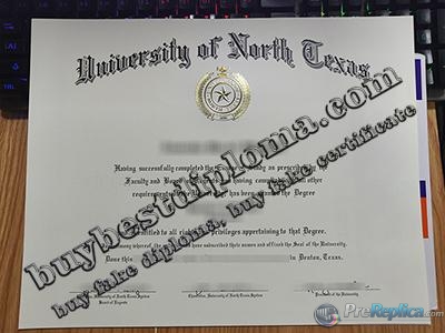 University of North Texas diploma, University of North Texas degree,