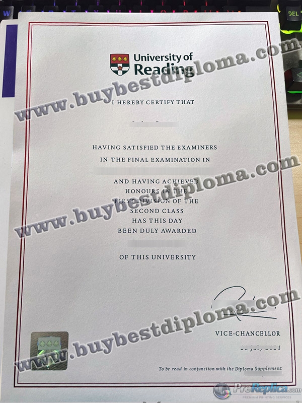 University of Reading degree
