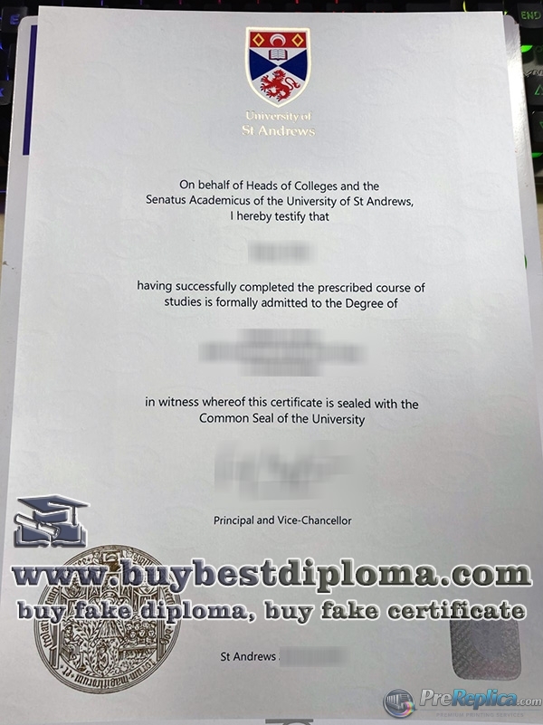 University of St Andrews degree