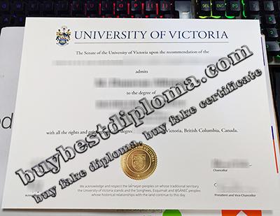 University of Victoria degree certificate