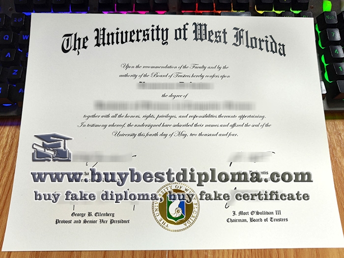 University of West Florida diploma University of West Florida diploma