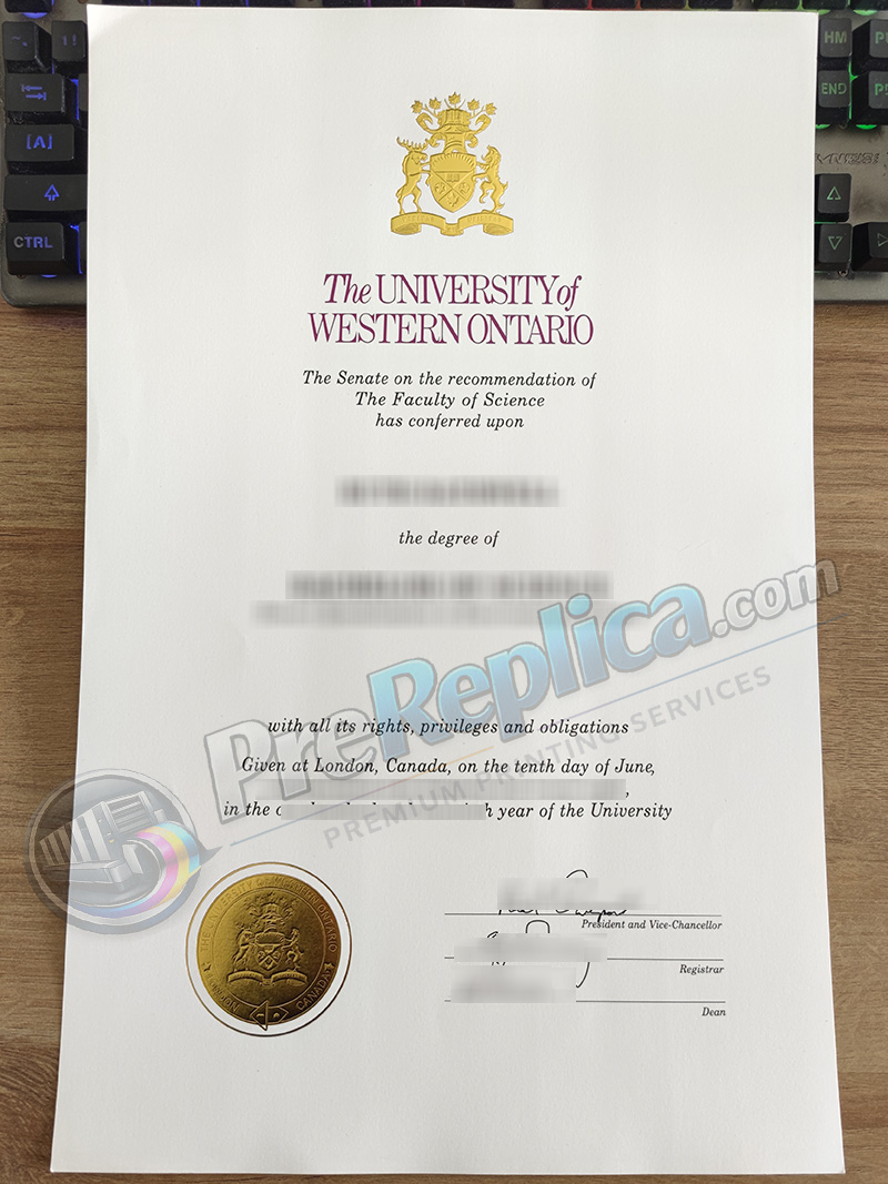 University of Western Ontario diploma