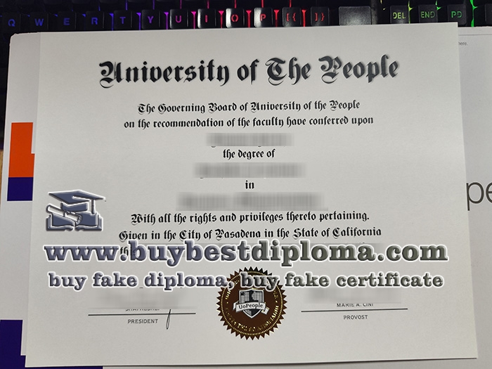 University of the People diploma University of the People diploma