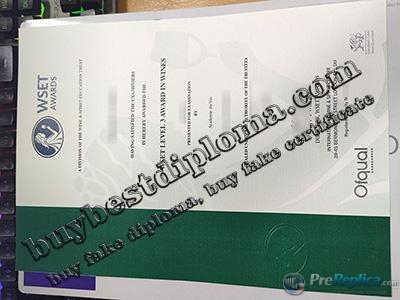 Wine & Spirit Education Trust diploma, fake WSET diploma,