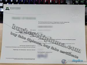 Wageningen University & Research diploma