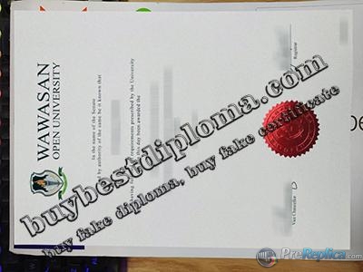 Wawasan Open University degree, Wawasan Open University certificate,