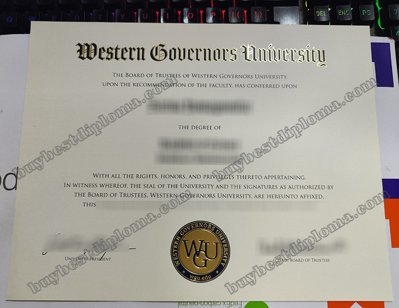 Western Governors University diploma Western Governors University diploma