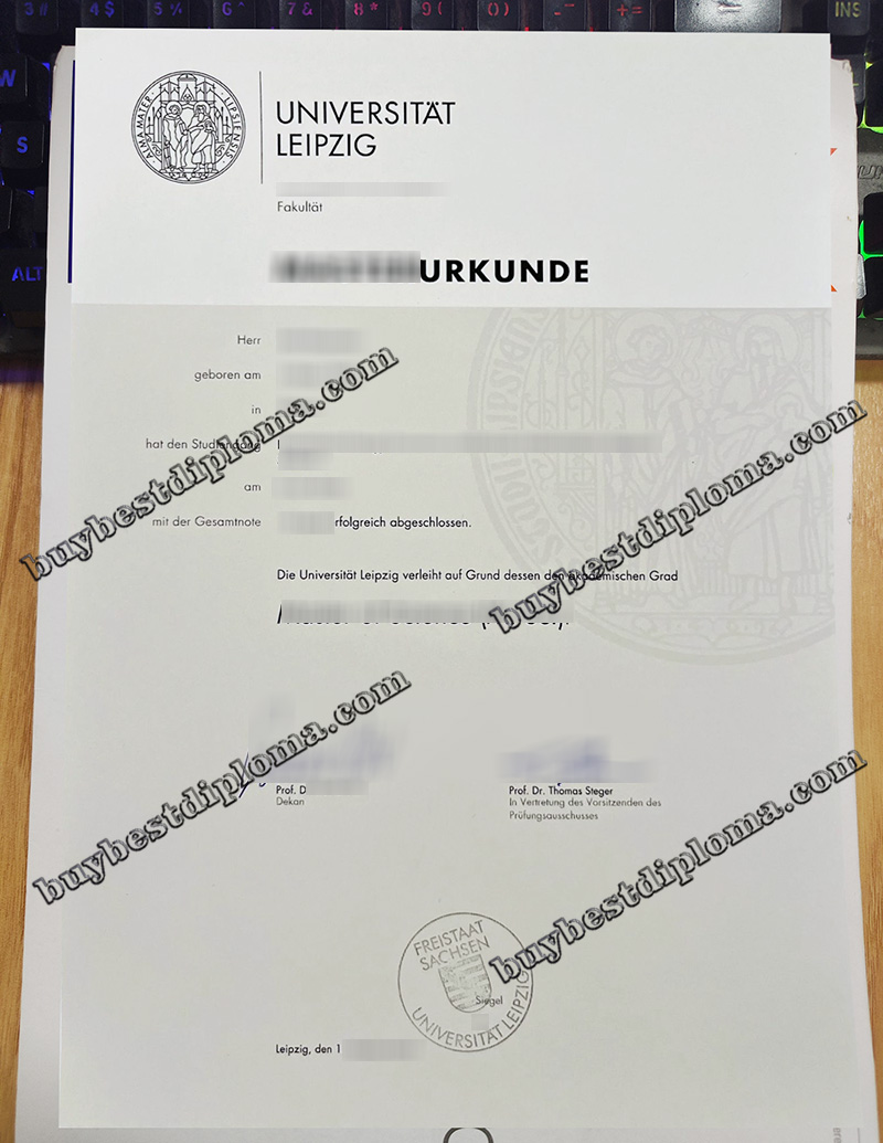Universität Leipzig urkunde